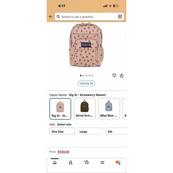 Jansport Xl Backpack Special Edition Strawberries School Bag main image 5